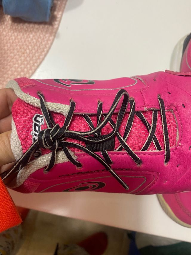 Zapatillas pádel pro visión rosa fucsia
