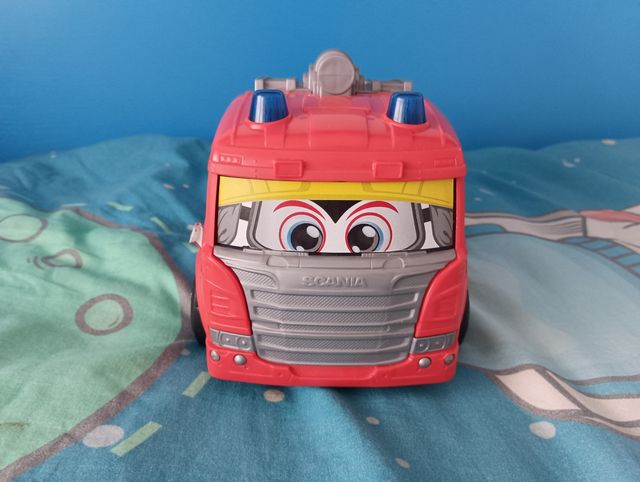 coche de bomberos teledirigido con mando