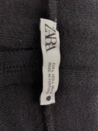 falda negra zara
