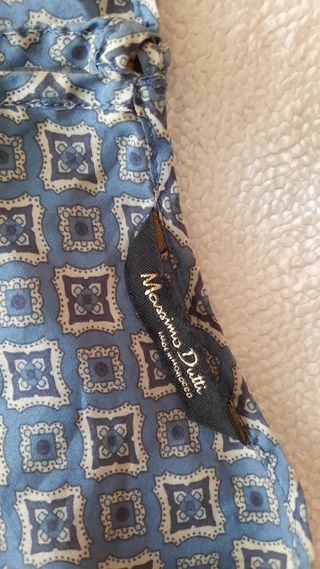 Blusa seda. Massimo Dutti 