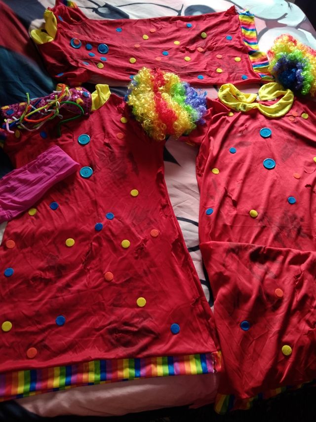 disfraces Halloween
payasos terrorificos familia