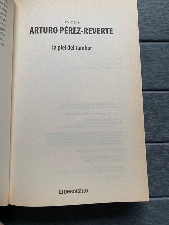 La piel del tambor, de Arturo Pérez-Reverte