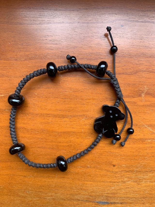 Pulsera negra Tous original
