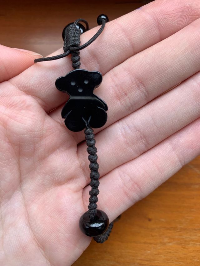 Pulsera negra Tous original