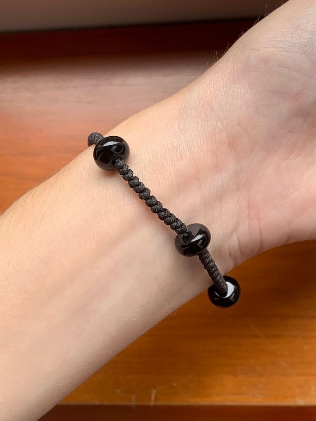 Pulsera negra Tous original