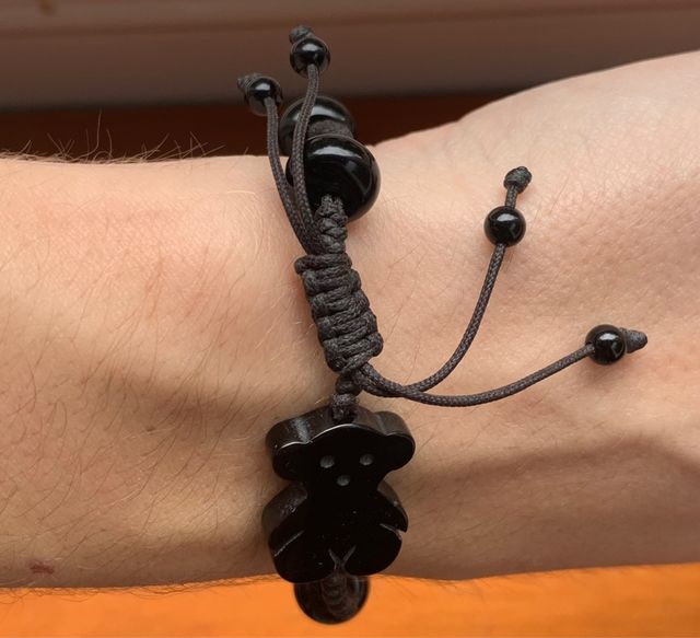 Pulsera negra Tous original