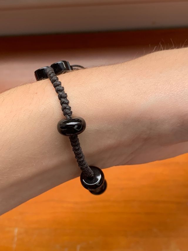 Pulsera negra Tous original