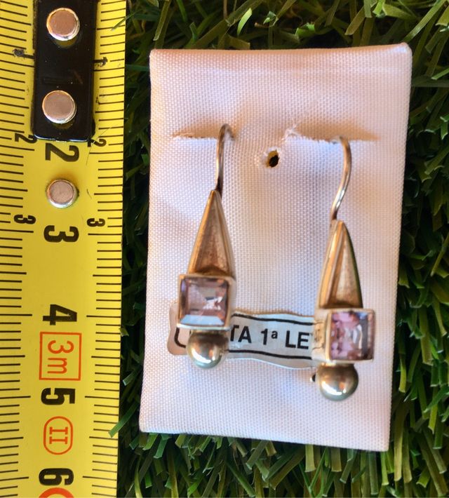 Pendientes de plata y amatistas (Mod. Charlotte)