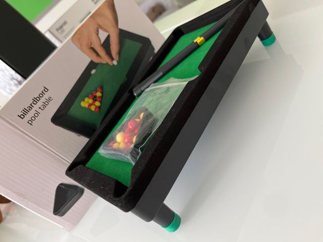 Mini biliardo giocabile da tavolo