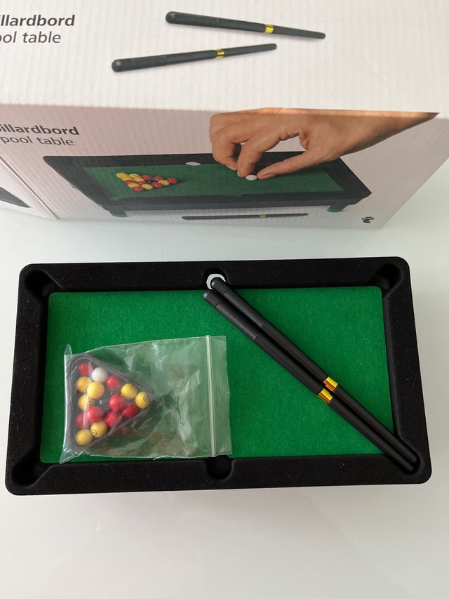 Mini biliardo giocabile da tavolo