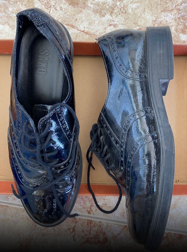 Zapatos de charol mujer