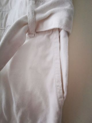 Mono BSB vaquero blanco estilo militar talla S