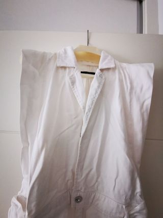 Mono BSB vaquero blanco estilo militar talla S