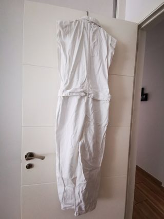 Mono BSB vaquero blanco estilo militar talla S