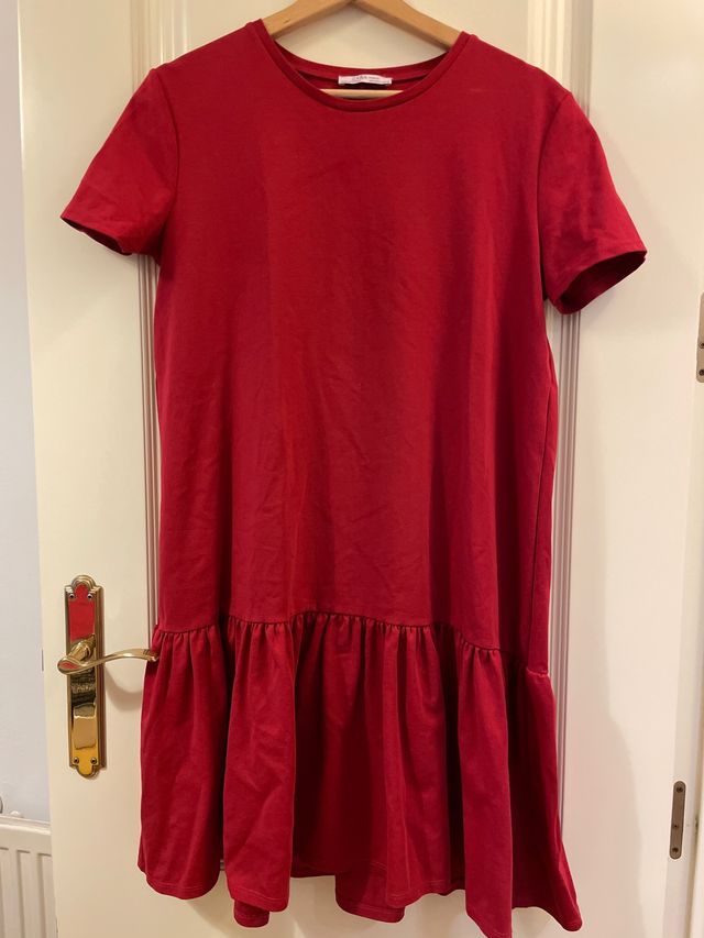 Vestido Zara rojo talla S