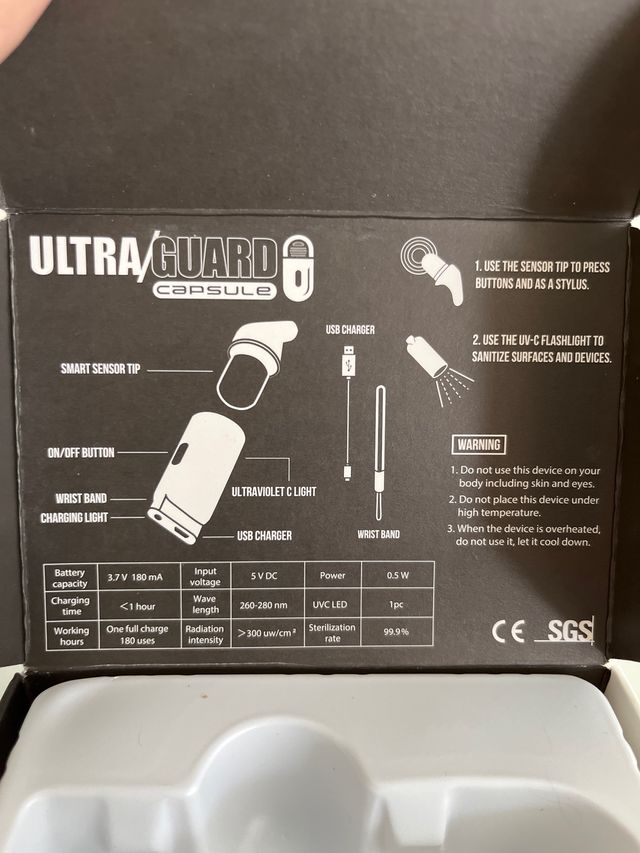 Lampada ultravioletti ULTRA GUARD CAPSULE