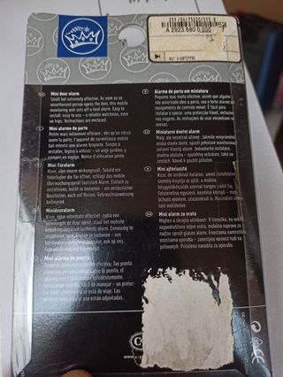 Alarma para puertas y ventanas precintado