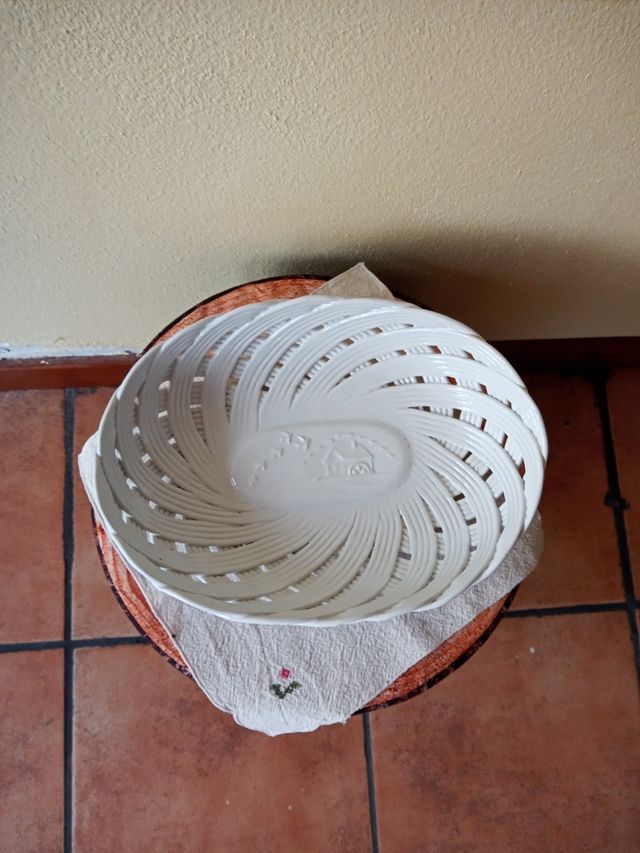 Cestino in ceramica mulino bianco nuovo