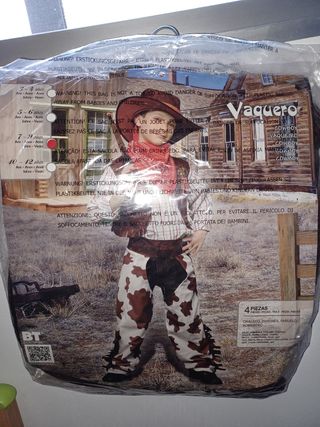 Disfraz vaquero.