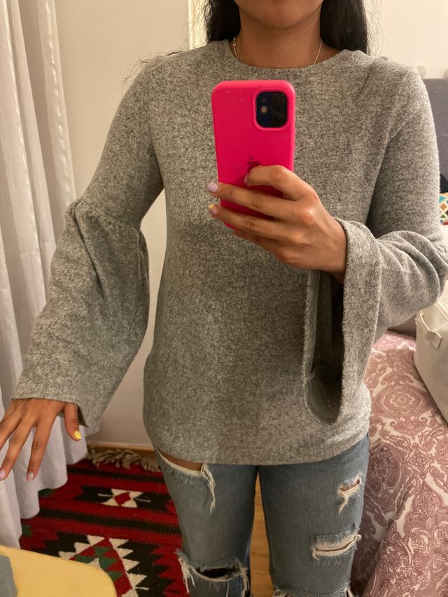 Jersey Zara manga ancha talla S