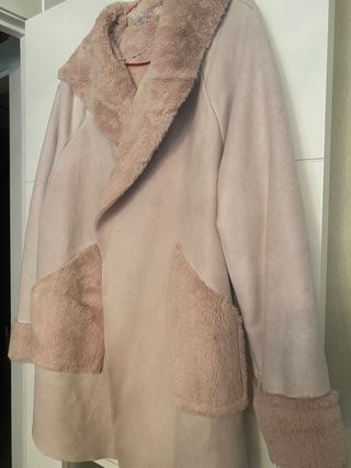 Abrigo rosa talla M-L