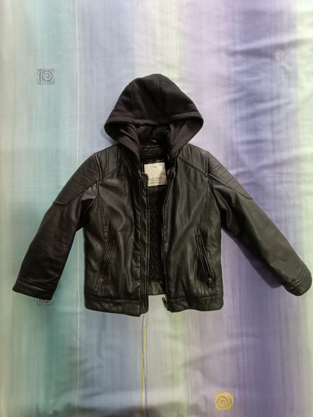 Cazadora motera de niño 