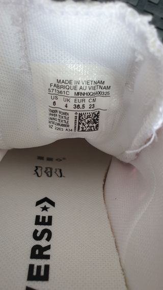 Converse doble lengüeta (Talla 36,5)