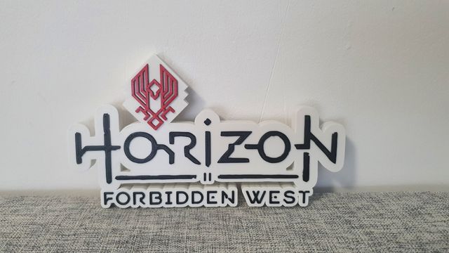 Letrero Horizon Forbidden west