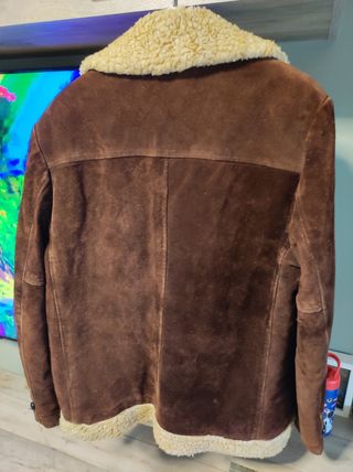 chaqueta borrego y ante auténticos talla M/L