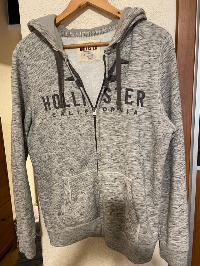 Sudadera gris Hollister chico