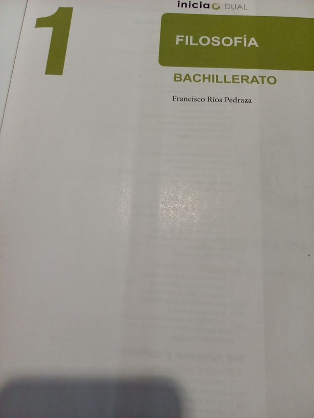 Filosofia 1 bachillerato