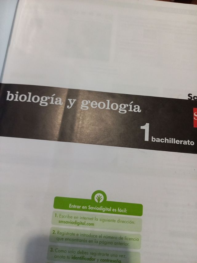 Biología y geología 1 bachillerato