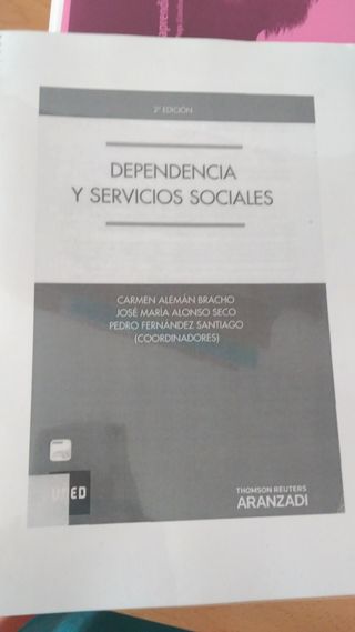 Dependencia y servicios sociales. UNED