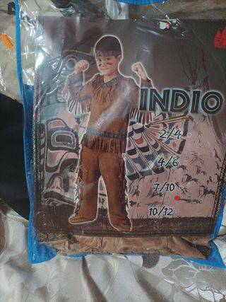 Disfraz de Indio,7 a 10 años 