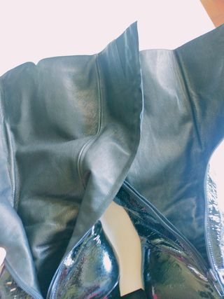 Botas Altas Charol Negras N°  41