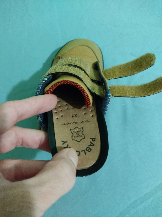 Botitas zapatos botas barefoot bebé Pablosky 21