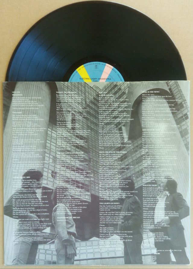 ELO-, TIME-, ÁLBUM VINILO.