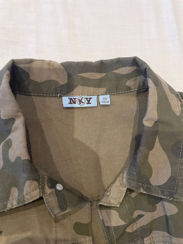 Cazadora niño camuflaje