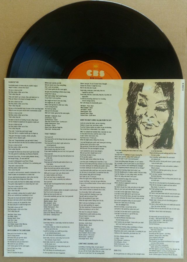 BOB DYLAN-, EMPIRE BURLESQUE-, ÁLBUM VINILO.