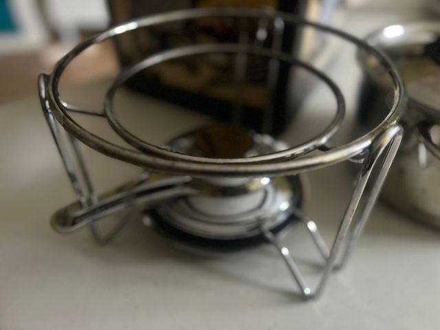 Fondue set aceró inoxidable