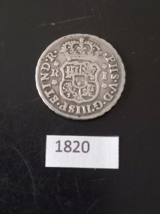 1 real columnario 1746