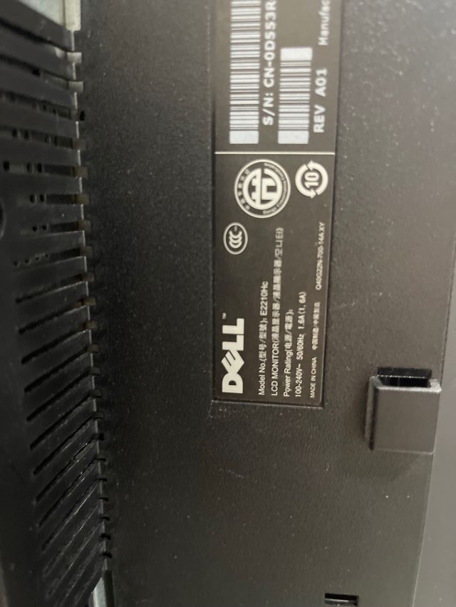 Monitores verticales HP, Dell