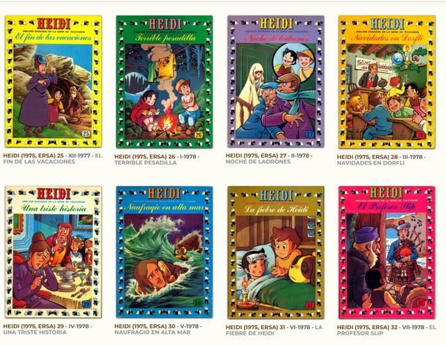 Colección Completa 39 Tebeos Heidi 1ªEdición