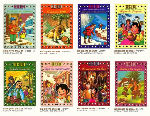 Colección Completa 39 Tebeos Heidi 1ªEdición