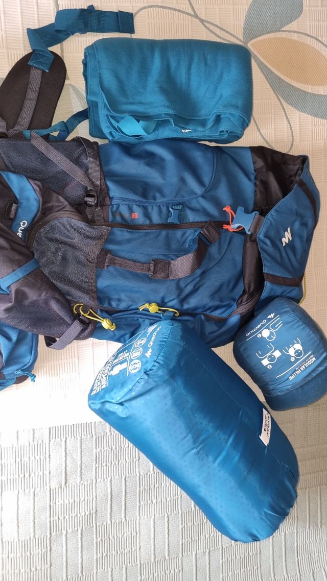 pack de acampada