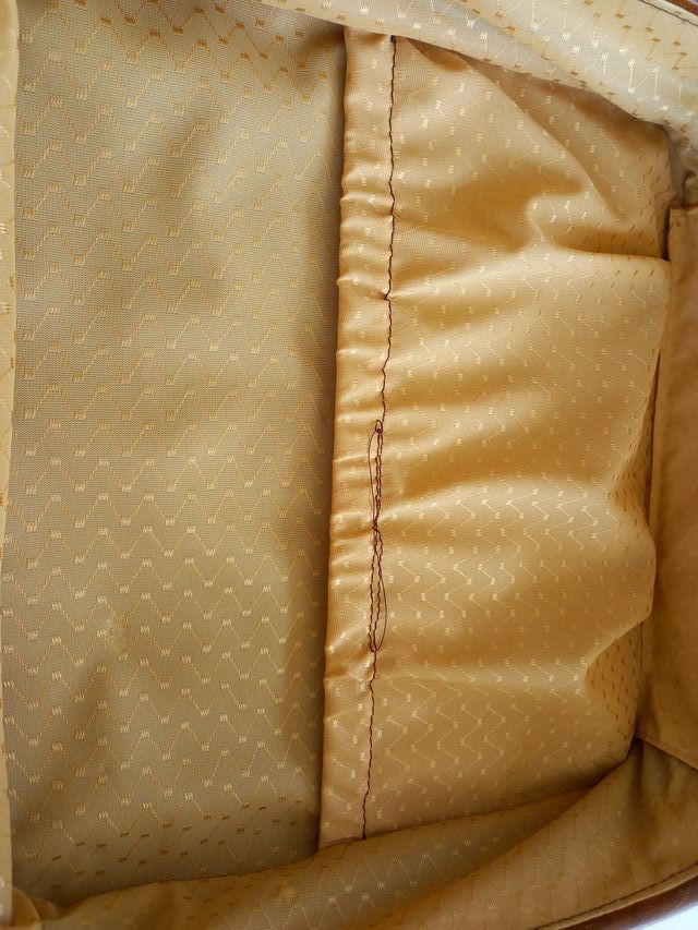 Maleta vintage imitación piel, años 70