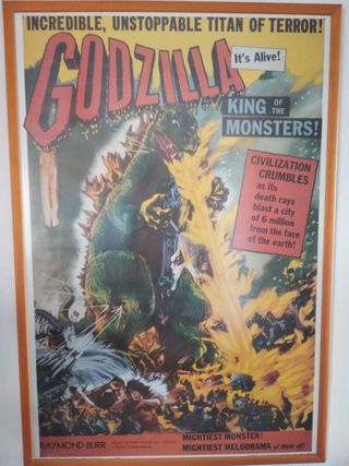 Poster Godzilla con marco