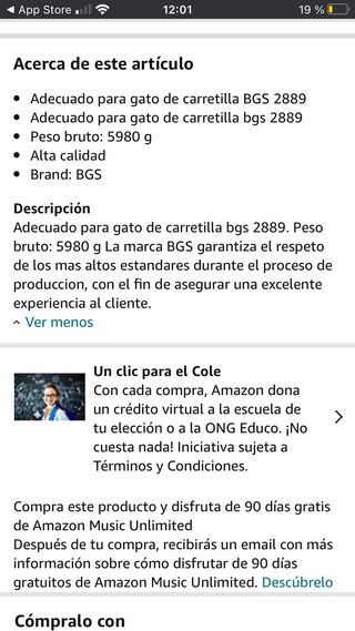 Unidad hidráulica repuesto nueva