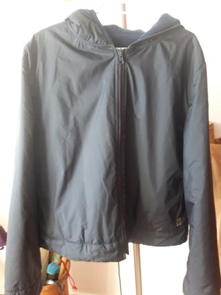 anorak azul marino