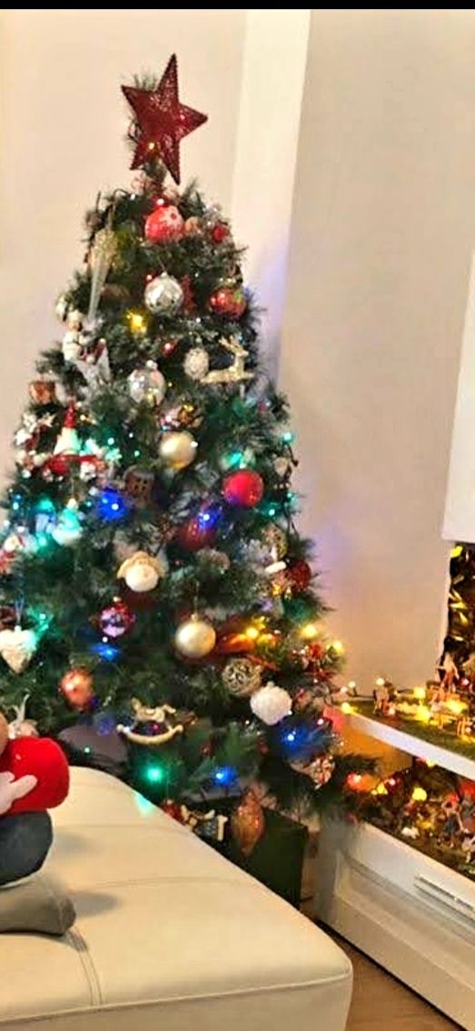albero di natale con imballo